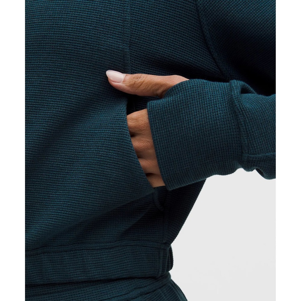 NWT Lululemon Scuba Cropped Funnel-Neck Half Zip Waffle - Picture 16 of 16